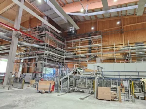 Industriegerüst von Gerüstbau Troger Innenraum